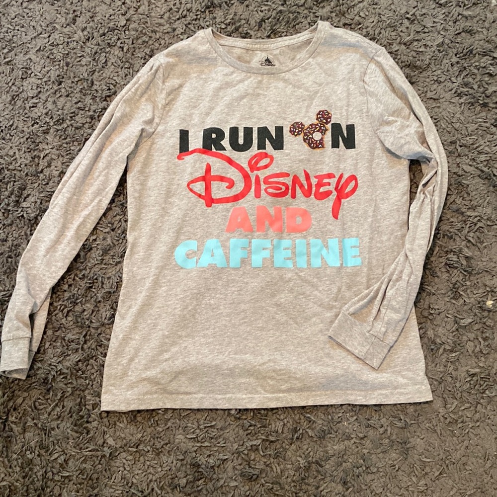 Gray Disney long-sleeve tshirt